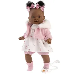 Llorens: Diara 38 cm weinende Puppe in rosa Kleidung