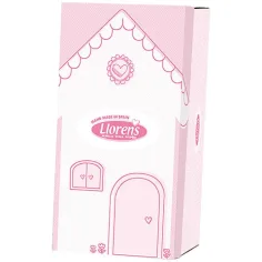 Llorens: Mimi neugeborenes 40cm weinendes Mädchenpuppe mit Bett Bild 2