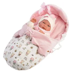 Llorens: Nica Neugeborenes 40 cm Puppe in Wickeldecke