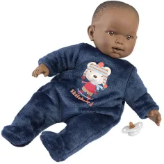 Llorens: Zareb Puppe im Plüschpyjama mit Bär, Schnuller, 42 cm