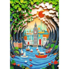London 3D-Effekt 40 Jahre Jubiläumsausgabe 1000 Teile Puzzle - Trefl Bild 2