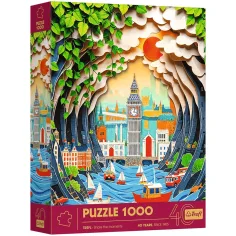 London 3D-Effekt 40 Jahre Jubiläumsausgabe 1000 Teile Puzzle - Trefl
