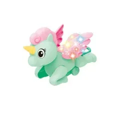 Luna: Aufziehbarer leuchtender geflügelter Einhorn in verschiedenen Farben 1 Stück Bild 2