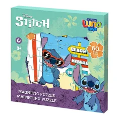 Luna: Disney Lilo & Stitch Motiv 3x20-tlg. Magnetpuzzle