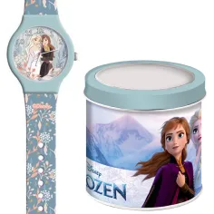 Luna: Eiskönigin Analog-Uhr in Metall-Geschenkbox