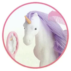 Luna: Fantasy Dream Einhorn Spielset mit Stall, Weide und Zubehör Bild 3
