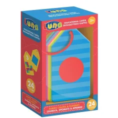 Luna: Farben, Formen und Zahlen 24-teiliges Lernkarten-Set Bild 1
