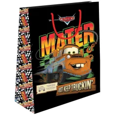 Luna: Geschenktasche mit Cars-Muster 18x23x11cm Bild 2