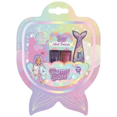 Luna: Glammy Gloss – Meerjungfrau Nagellackset mit 2 Nagellacken und Zubehör Bild 1