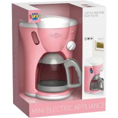 Luna: Happy Family Rosa Kaffeemaschine mit Licht und Sound