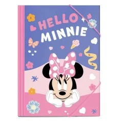 Luna: Hello Minnie gemusterte Gummimappe 25x35 cm