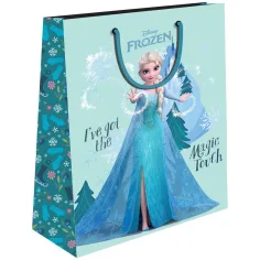Luna: Disney Die Eiskönigin Geschenktasche mit Anna und Elza Motiv 26x32x12cm Bild 2