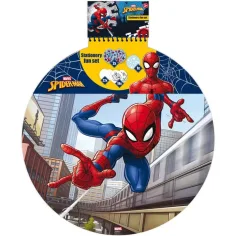 Luna: Kreatives 40-seitiges Skizzenbuch mit Spider-Man-Motiven, Aufklebern und Schablonen