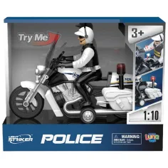 Luna: Light Striker Polizeimotorrad mit Polizeifigur, Licht und Sound 1/10