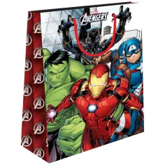 Luna: Marvel Avengers Geschenktasche mit Superhelden-Motiv 26x32x12cm
