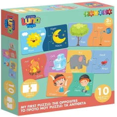 Luna: Mein erstes Puzzle – Lerne die Gegensätze kennen! 10x2 Teile Paar-Puzzle