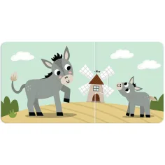Luna: Mein erstes Puzzle – Tiermütter und ihre Jungen 10x2 Teile Paarungsentwicklungs-Puzzle Bild 3