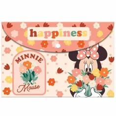 Luna: Minnie Maus Klarsichthülle aus Kunststoff A/4 Größe