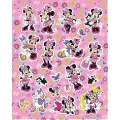 Luna: Minnie Maus Malbuch, mit Aufklebern und 6 Filzstiften Bild 2