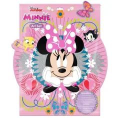 Luna: Minnie Maus Malbuch, mit Aufklebern und 6 Filzstiften Bild 1