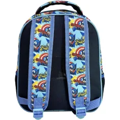 Luna: Must Team Captain America abgerundeter Kindergarten-Rucksack 27x10x31 cm Bild 2