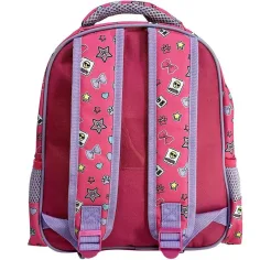 Luna: Must Team Katzen-Rucksack mit Schleife, abgerundetes Design, 2 Fächer, für den Kindergarten, 27x10x31 cm Bild 2