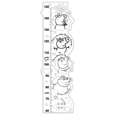 Luna: Peppa Wutz ausmalbare Messlatte, 25-teiliges Maxi-Puzzle Bild 3
