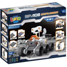 Luna: Raumforscher 4-in-1 138-teiliges Solar-Roboter-Bauset