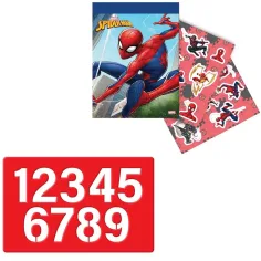 Luna: Spider-Man Malset mit Schablone und Aufklebern 54x47cm Bild 3