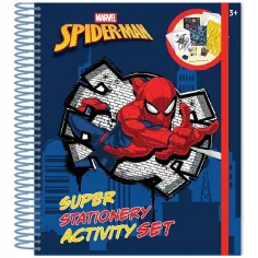 Luna: Spider-Man Muster 45-teiliges Kreativ- und Schreibset