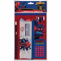 Luna: Spider-Man Schreibset mit Taschenrechner 6-teilig