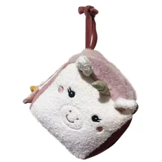Luna: Süßes Einhorn Plüschwürfel mit Aufhängeschlaufe Bild 1