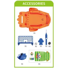 Luna: Tischfußballspielset mit Ballwerfer und Tor Bild 3