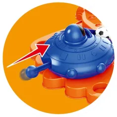 Luna: Tischfußballspielset mit Ballwerfer und Tor Bild 4