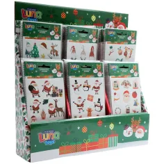 Luna: Weihnachts-Aufkleber-Set mit verschiedenen Mustern 1 Stück