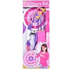 Mädchenbogen-Set mit Zielscheibe und Köcher