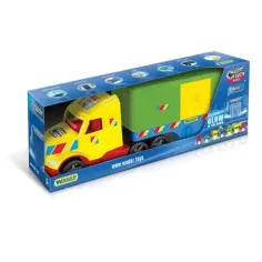 Magic Truck Basic: Lkw mit Kofferanhänger und Licht, 80 cm – Wader