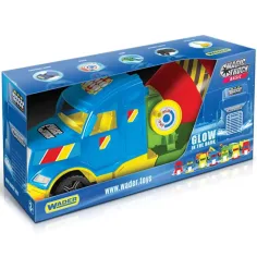 Magic Truck: Betonmischer mit fluoreszierenden Lampen 60cm - Wader
