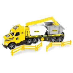 Magic Truck Technic: Lkw mit Container und Licht 80 cm - Wader Bild 2