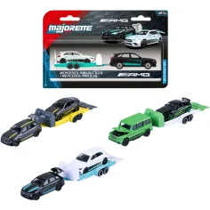 Majorette: Mercedes AMG Deluxe Kleinwagen mit Anhänger in verschiedenen Ausführungen - Simba Toys