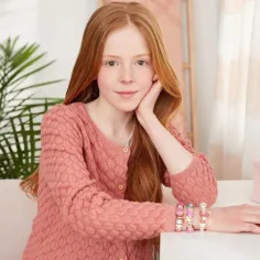 Make it Real: Kristall Medaillon Armbänder Pink Bild 6