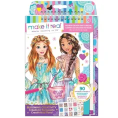 Make it Real: Modedesigner Skizzenbuch mit Zubehör - Romantische Kleider