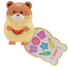 Make-Up-Set: Schminkpalette in Hamsterform mit Pinsel Bild 4