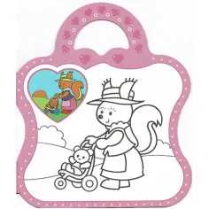 Ohren Mädchen Malbuch mit Aufklebern - 1. Fahrrad Bild 4