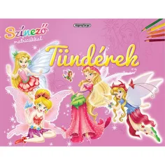 Malbuch mit Aufklebern - Feen Stickerbuch