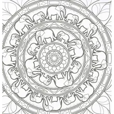 Mandala und Malbücher - Wildtiere Bild 2