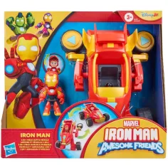 Marvel: Iron Man 2 in 1 Mech Iron Man Auto und Figuren-Set - Hasbro