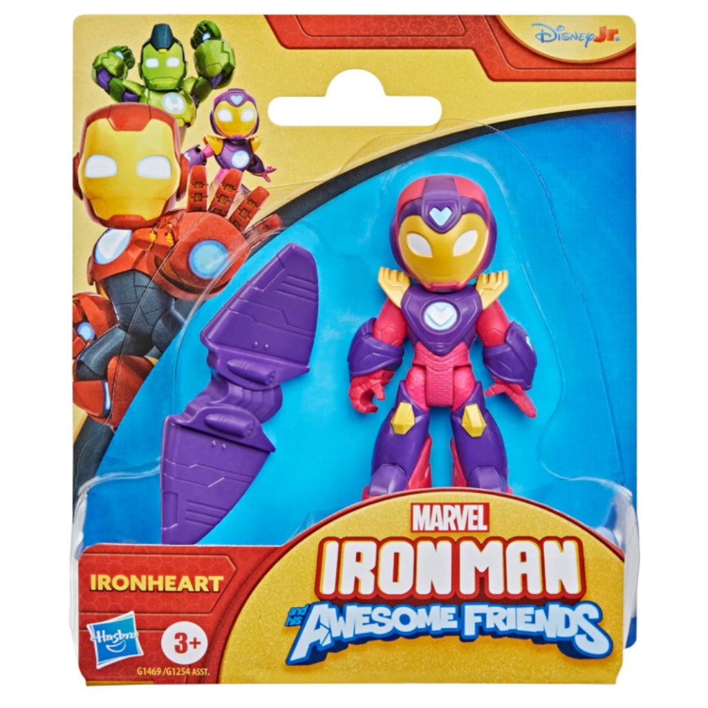 Marvel Iron Man und seine fantastischen Freunde: Iron Heart Actionfigur mit Zubehör - Hasbro