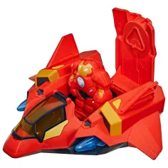 Marvel Iron Man und seine fantastischen Freunde - Giant Sized Armor Iron Jet Spielset - Hasbro Bild 3