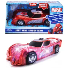 Marvel: Lichtheld Spider-Man Fahrzeug mit Licht- und Toneffekten - Jada Toys